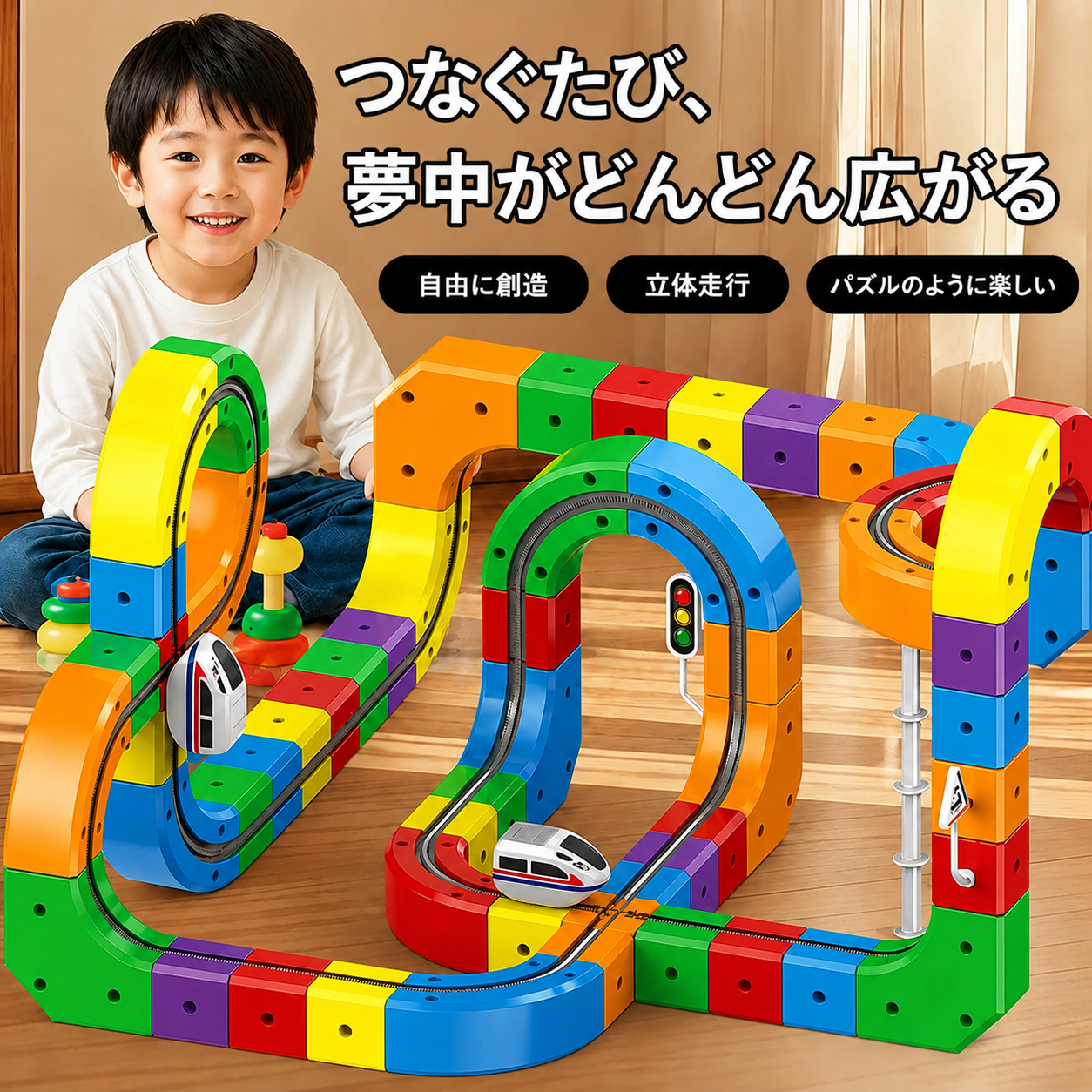 つなぐたび、夢中がどんどん広がる｜マジカルトラックトレイン